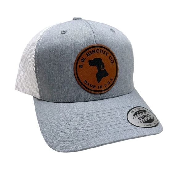 B.W. Biscuit Mesh Back Two-Tone Great Dane Trucker Hat - Picture 1 of 3